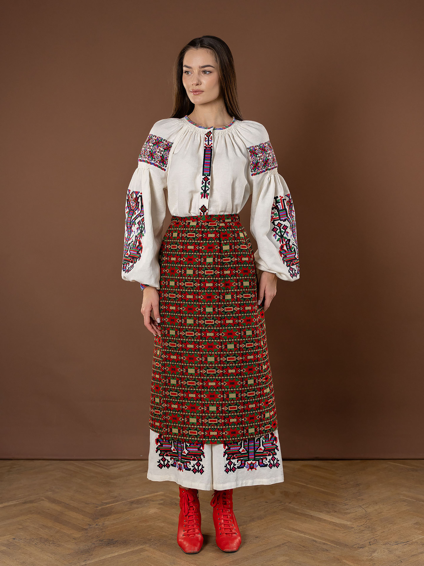 Спідниця міді Едельвіка модель 530-25-00 Фото