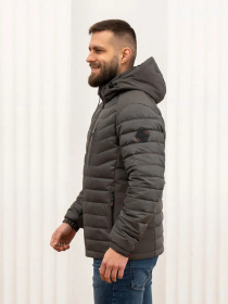 Чоловіча демісезонна куртка модель 31-VLN-oliv Чоловіча демісезонна куртка модель 31-VLN-oliv Фото