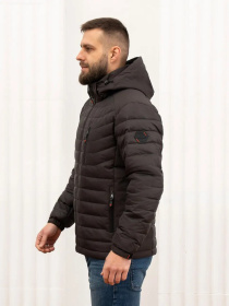 Чоловіча демісезонна куртка модель 31-VLN-brown Чоловіча демісезонна куртка модель 31-VLN-brown Фото