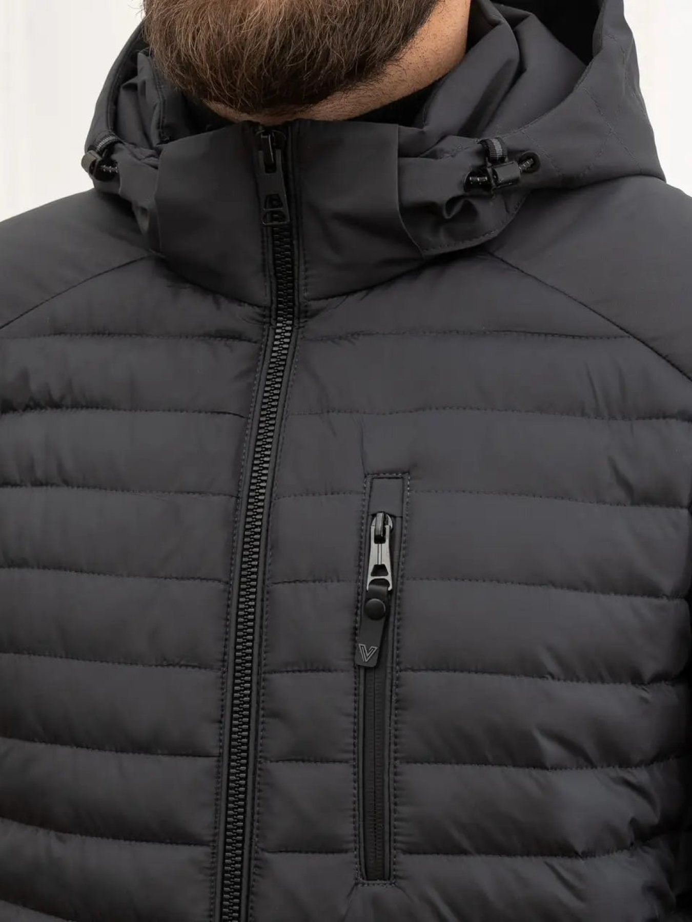 Демисезонная мужсая куртка модель 2118-VLN-graphite Фото