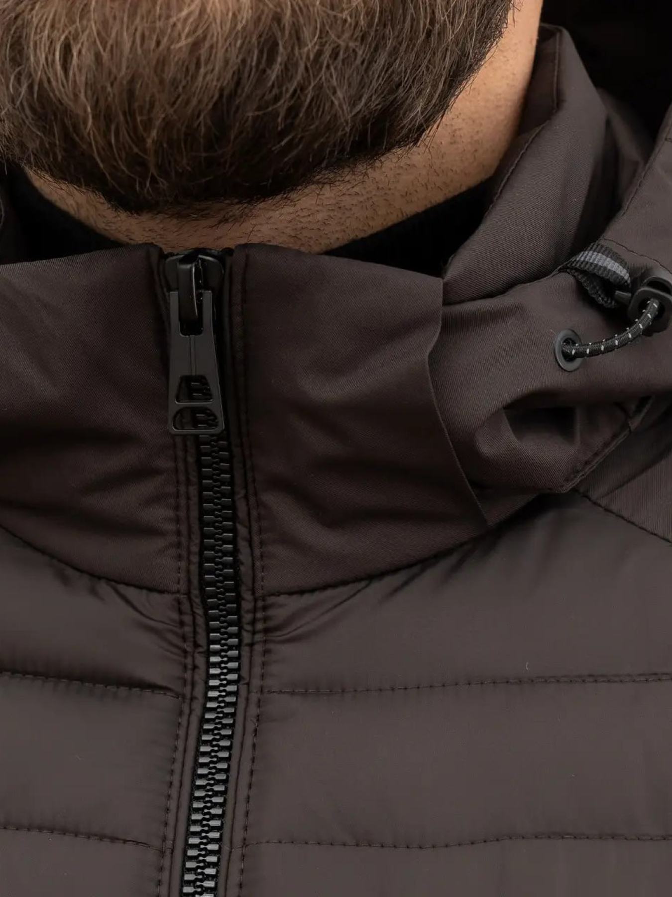 Демисезонная мужсая куртка модель 2118-VLN-brown Демисезонная мужсая куртка модель 2118-VLN-brown Фото