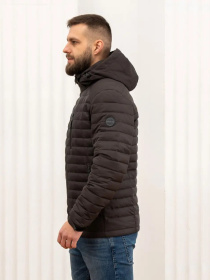 Демисезонная мужсая куртка модель 2118-VLN-brown Демисезонная мужсая куртка модель 2118-VLN-brown Фото