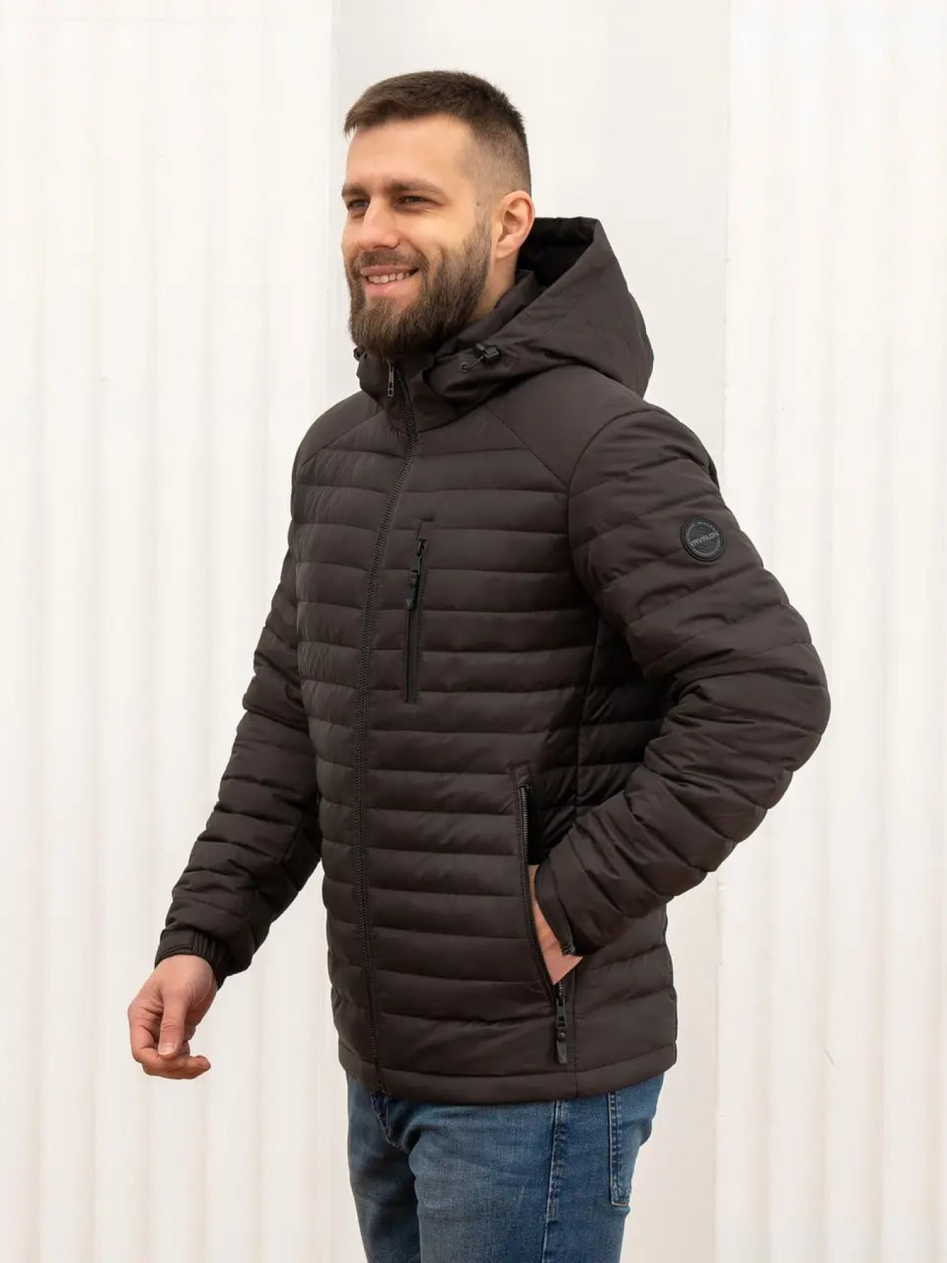 Демисезонная куртка AVALON модель 2118-VLN-brown Демисезонная куртка AVALON модель 2118-VLN-brown Фото