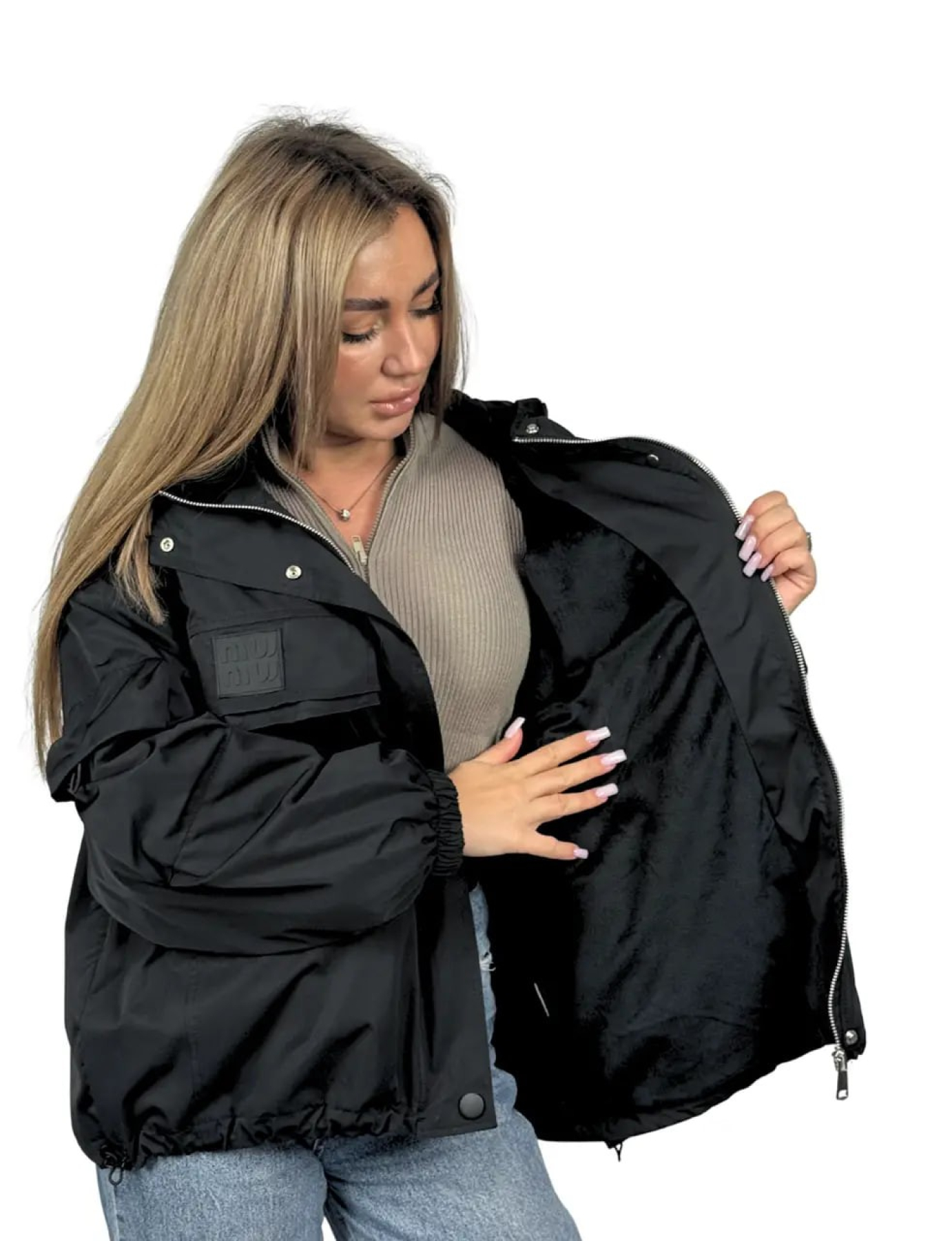 Демисезонная куртка UVENTUM модель 001-RF-BLC Фото