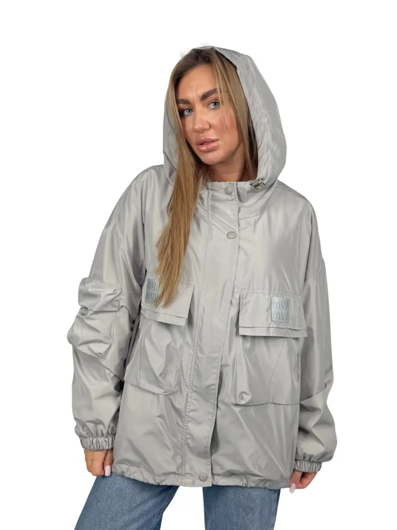 Демісезонна куртка UVENTUM модель 001-RF-beige Фото