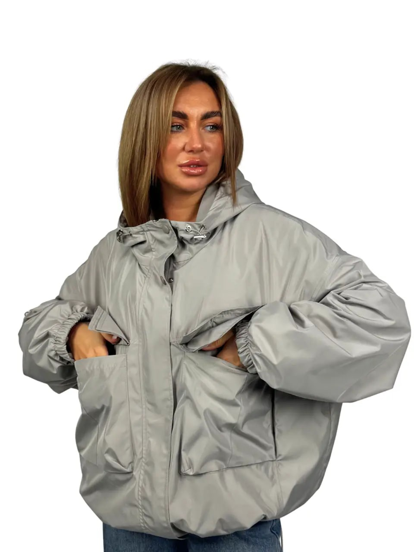 Демісезонна куртка UVENTUM модель 001-RF-beige Фото