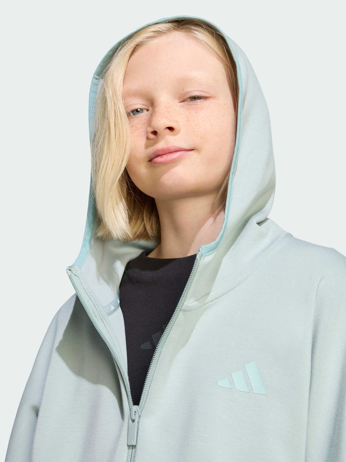 Толстовка FUTURE ICONS 3 STRIPES FULL ZIP модель KS2573 Фото