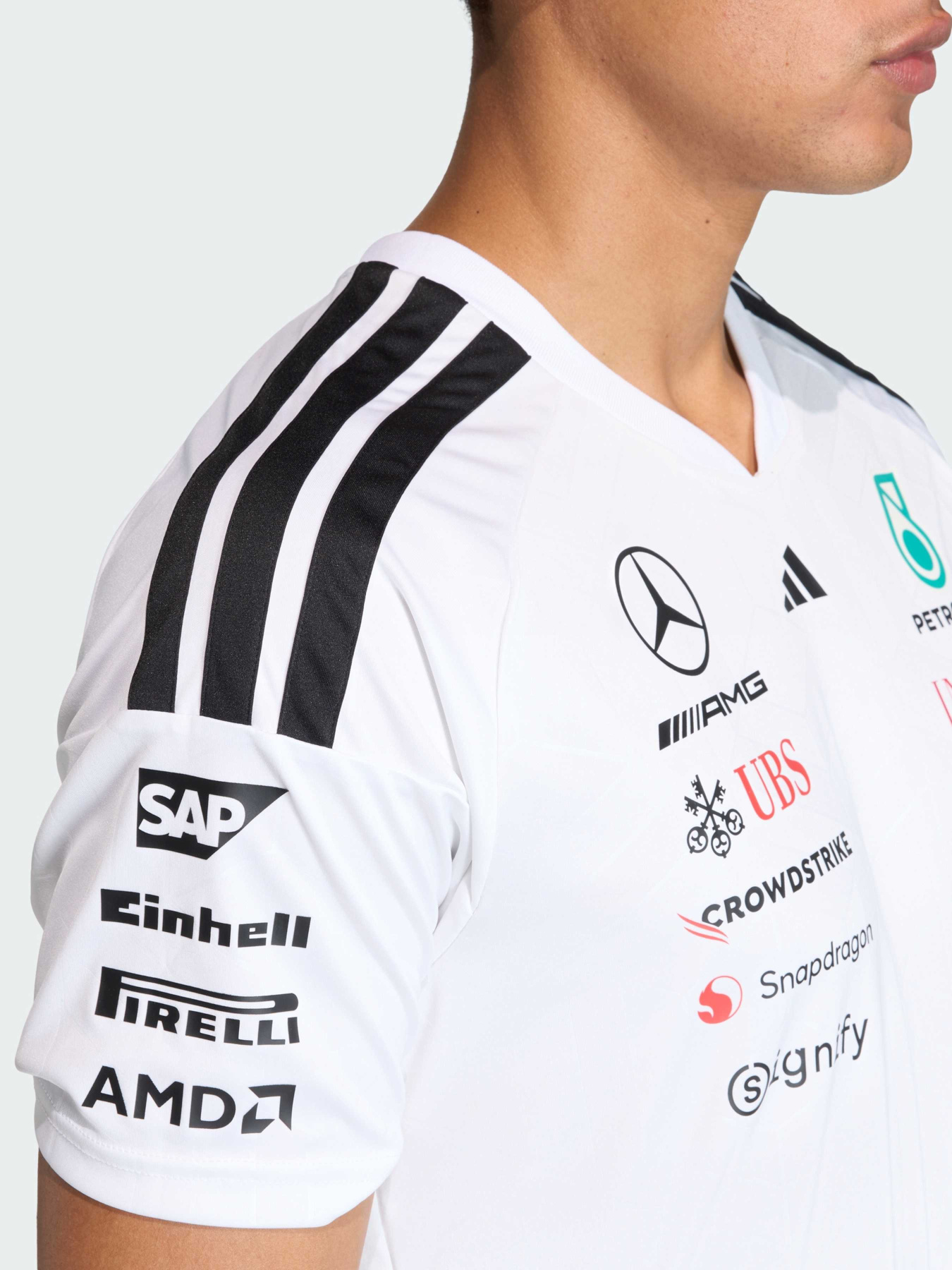 Джерси MERCEDES - AMG PETRONAS FORMULA 1 TEAM DRIVER модель KF0160 Джерси MERCEDES - AMG PETRONAS FORMULA 1 TEAM DRIVER модель KF0160 Фото