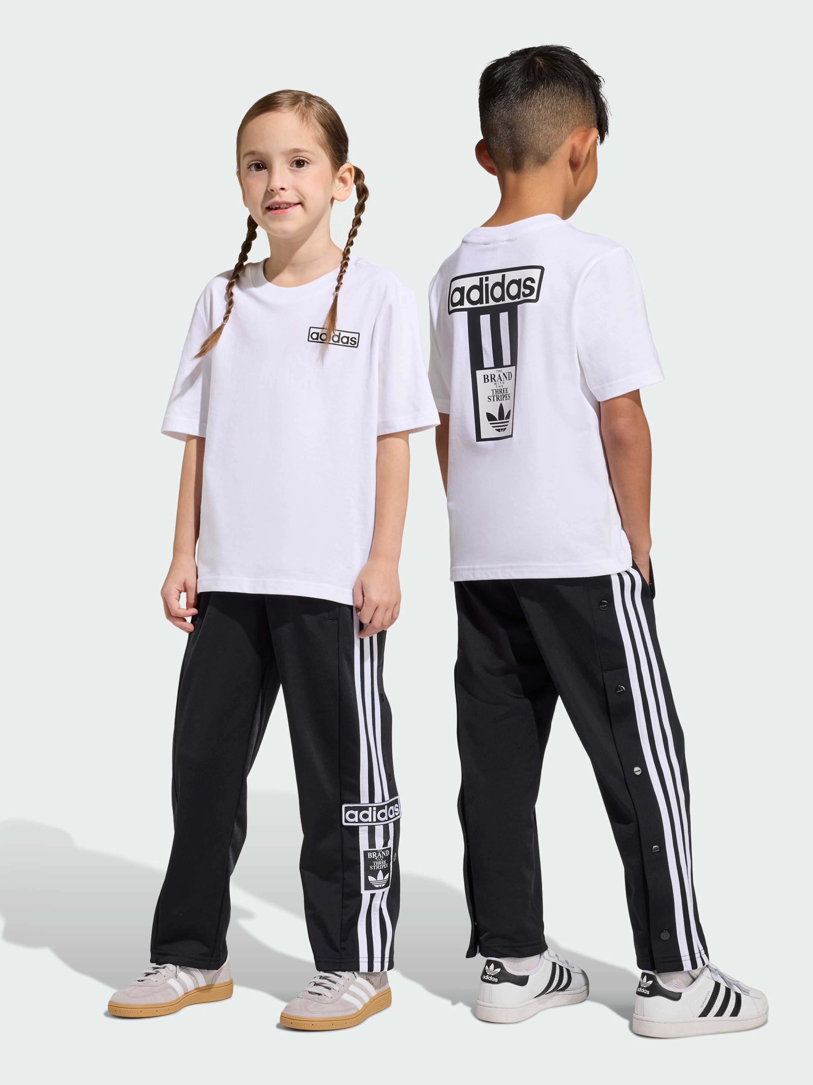 Бавовняний Дитячий Повсякденний костюм adidas Adicolor  (KD3990) колір білий