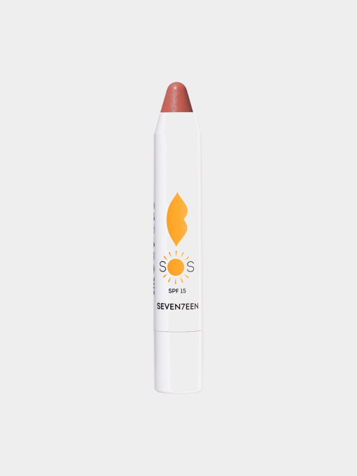 Восстанавливающий увлажняющий бальзам для губ SOS LIP REPAIR SPF 15+ Нежная карамель SEVEN7EEN модель 5201641038017 Фото
