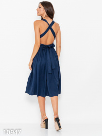 Сарафан ISSA Plus модель 10947_darkblue Фото