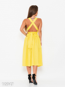 Сарафан ISSA Plus модель 10947_yellow Фото