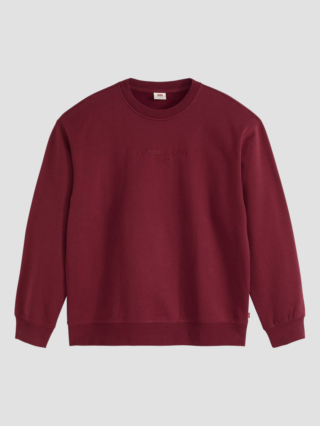 Чоловічий бордовий світшот LEVIS модель 38712;0385 Фото