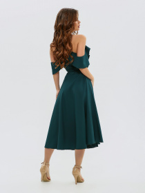 Сукня міді ISSA Plus модель 11493_green Фото