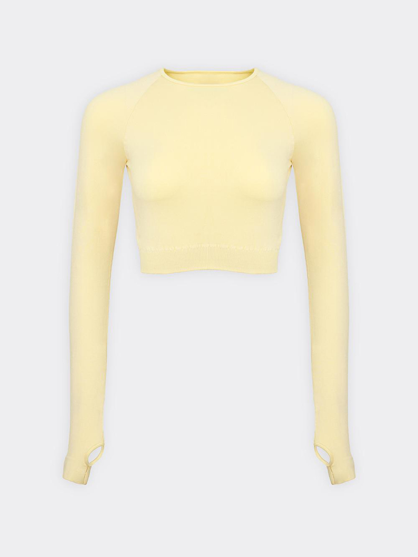 Giulia Женский кроп-лонгслив с акцентными митенками FLEX LONGSLEEVE ACTIVE модель UP-00003257 Фото