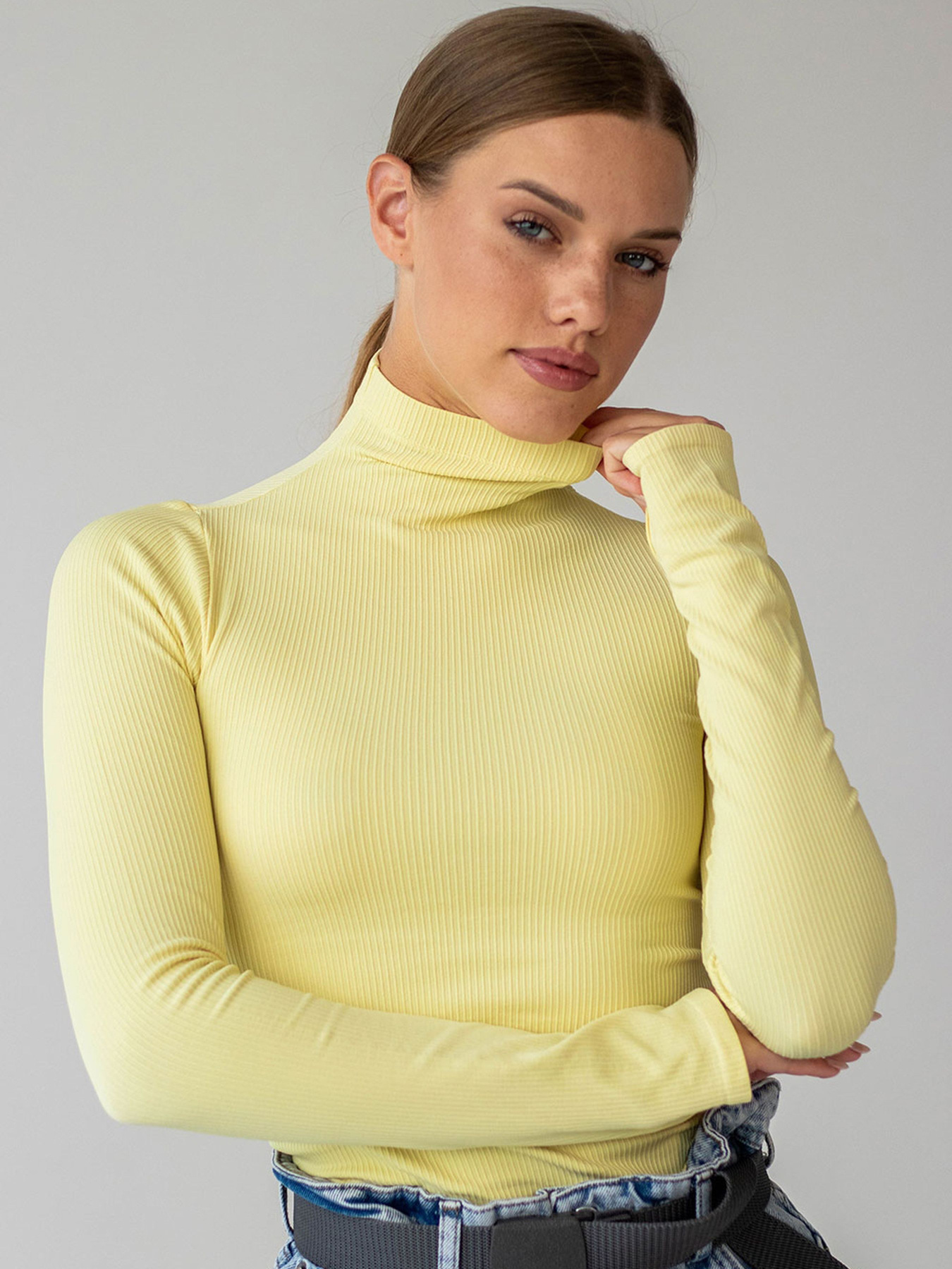 Giulia Женская водолазка в рубчик FLEX LONGSLEEVE POWER модель UP-00003258 Фото