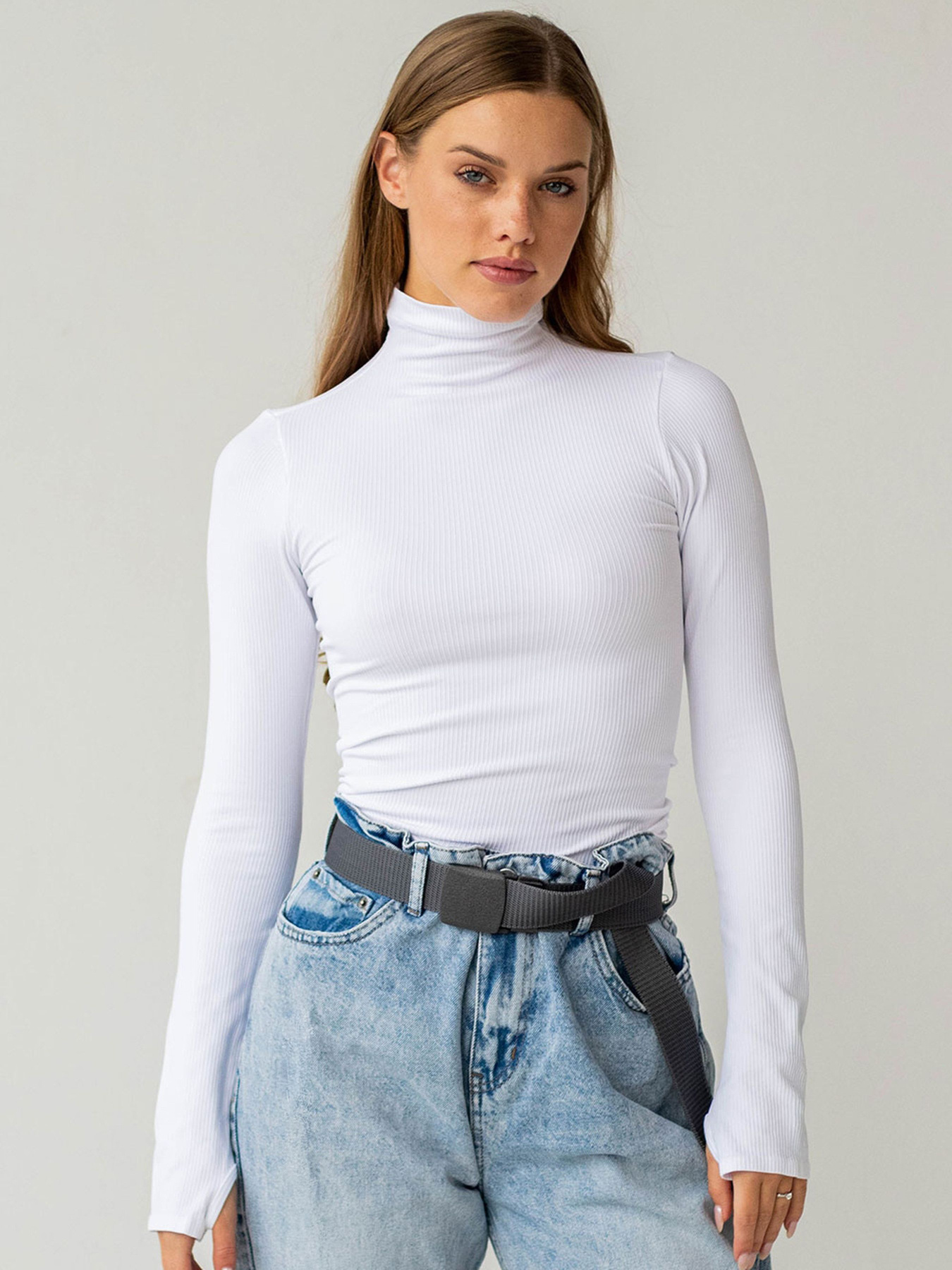 Giulia Женская водолазка в рубчик FLEX LONGSLEEVE POWER модель UP-00003258 Фото