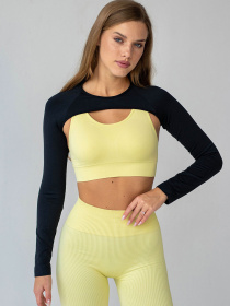 Giulia Женский кроп-лонгслив для многослойных образов FLEX SLEEVE модель UP-00003259 Фото