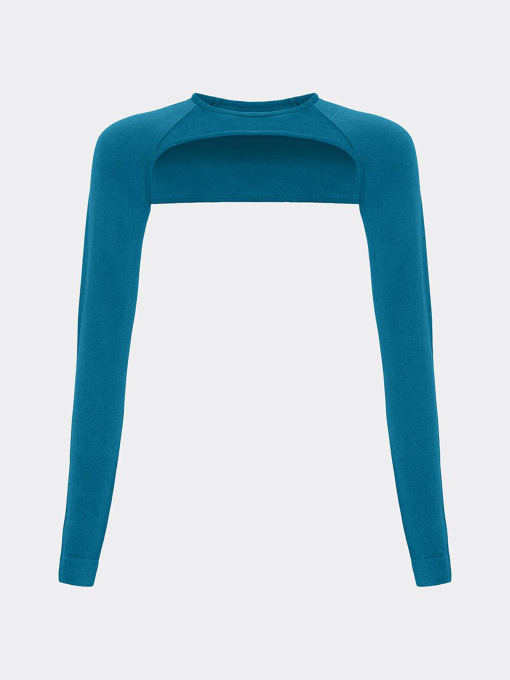 Giulia Женский кроп-лонгслив для многослойных образов FLEX SLEEVE модель UP-00003259 Фото
