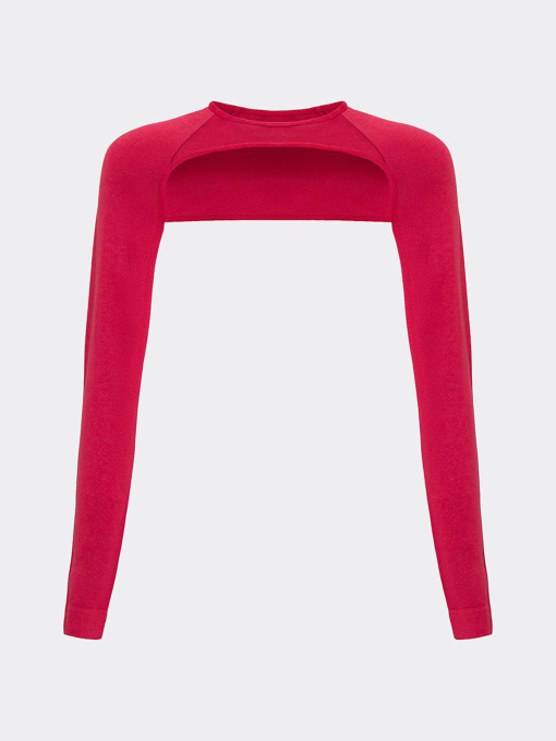 Giulia Женский кроп-лонгслив для многослойных образов FLEX SLEEVE модель UP-00003259 Фото