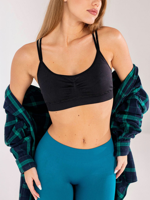 Giulia Женский бесшовный топ с перекрещивающимися бретелями FLEX TOP ACTIVE модель UP-00003260 Фото