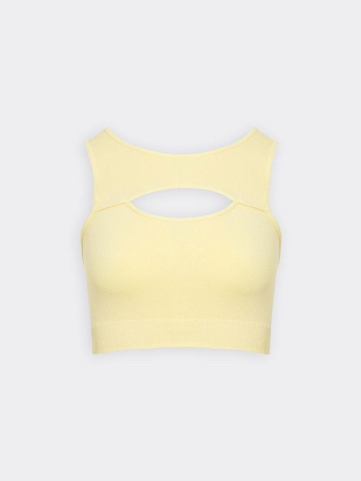 Giulia Безшовний жіночий топ з акцентним вирізом FLEX TOP ENERGY модель UP-00003261 Фото