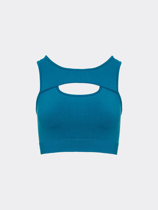 Giulia Безшовний жіночий топ з акцентним вирізом FLEX TOP ENERGY модель UP-00003261 Фото