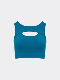 Giulia Безшовний жіночий топ з акцентним вирізом FLEX TOP ENERGY модель UP-00003261 Фото