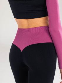 Giulia Женские бесшовные леггинсы с push-up эффектом и контрастным поясом FLEXING LEGGINGS GLAM модель UP-00003265 Фото