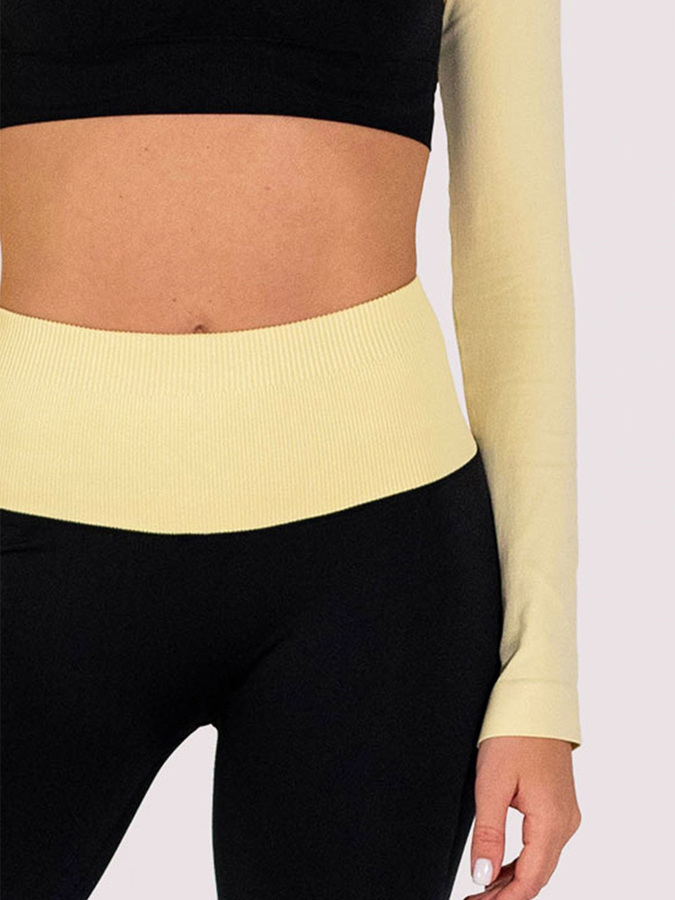 Giulia Женские бесшовные леггинсы с push-up эффектом и контрастным поясом FLEXING LEGGINGS GLAM модель UP-00003265 Фото