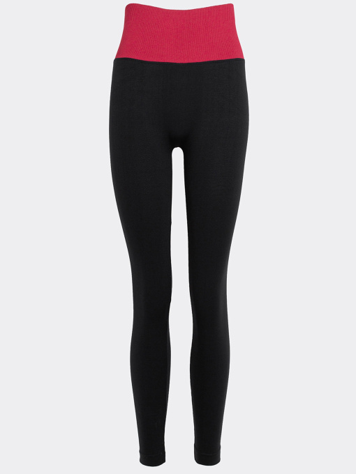 Giulia Женские бесшовные леггинсы с push-up эффектом и контрастным поясом FLEXING LEGGINGS GLAM модель UP-00003265 Фото