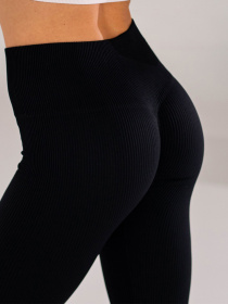 Giulia Женские бесшовные леггинсы в рубчик с моделирующим швом FLEXING LEGGINGS POWER модель UP-00003266 Фото