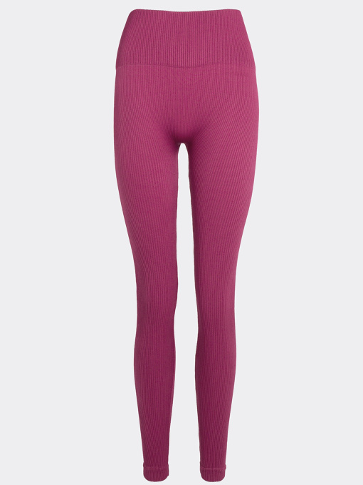 Giulia Женские бесшовные леггинсы в рубчик с моделирующим швом FLEXING LEGGINGS POWER модель UP-00003266 Фото