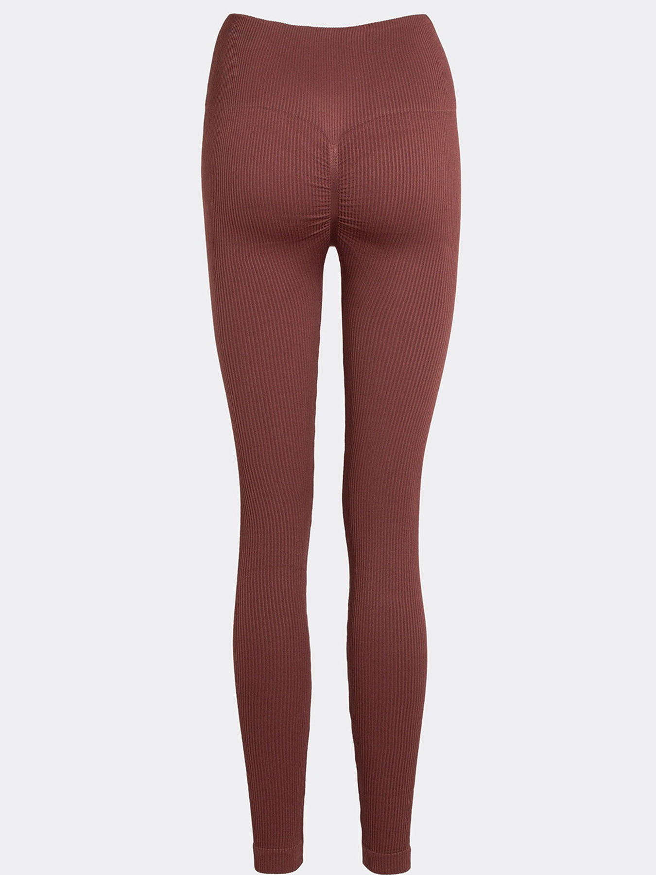 Giulia Женские бесшовные леггинсы в рубчик с моделирующим швом FLEXING LEGGINGS POWER модель UP-00003266 Фото