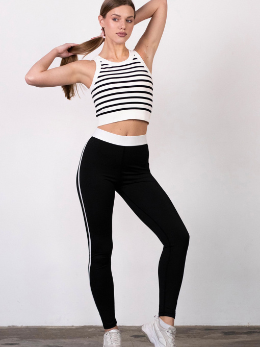 Giulia Женские леггинсы с полоской Flex pants "Everyday Comfort" LK002 модель UP-00003335 Фото
