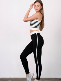Giulia Женские леггинсы с полоской Flex pants "Everyday Comfort" LK002 модель UP-00003335 Фото