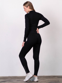 Giulia Женские леггинсы с декоративными молниями и компрессионной талией Flexing leggins "Urban Chic" B03 модель UP-00003336 Фото