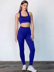 Giulia Женские леггинсы с декоративными молниями и компрессионной талией Flexing leggins "Urban Chic" B03 модель UP-00003336 Фото