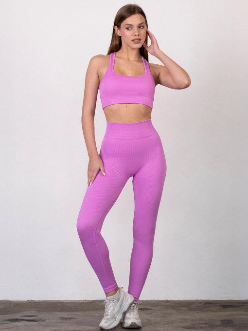 Giulia Женские леггинсы с декоративными молниями и компрессионной талией Flexing leggins "Urban Chic" B03 модель UP-00003336 Фото