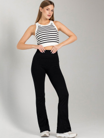 Giulia Женские леггинсы клеш с push-up эффектом Flexing leggins «Sculpt Flare» YZ168 модель UP-00003338 Фото