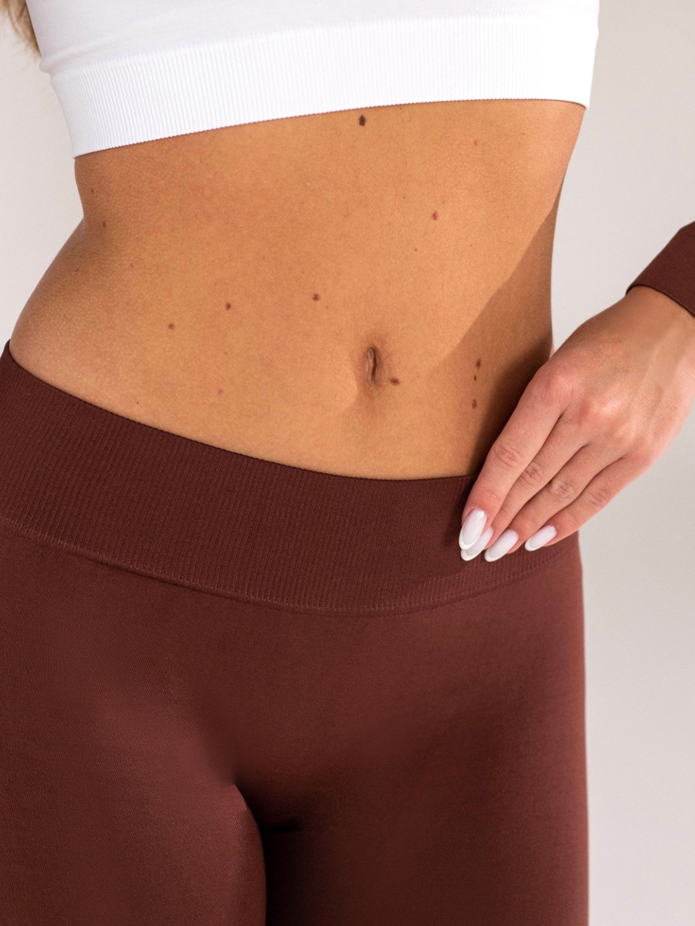 Giulia Женские бесшовные леггинсы клеш с заниженной посадкой FLEXING LEGGINGS JIVE модель UP-00003398 Фото