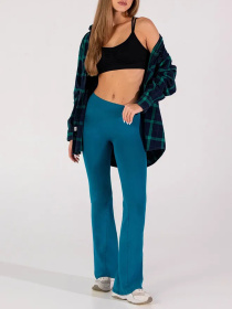 Giulia Женские бесшовные леггинсы клеш с заниженной посадкой FLEXING LEGGINGS JIVE модель UP-00003398 Фото