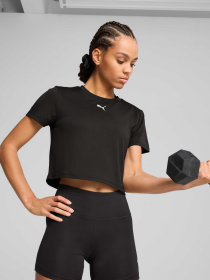 Футболка спортивная PUMA Tad Essential W Baby Tee модель 525894 Фото