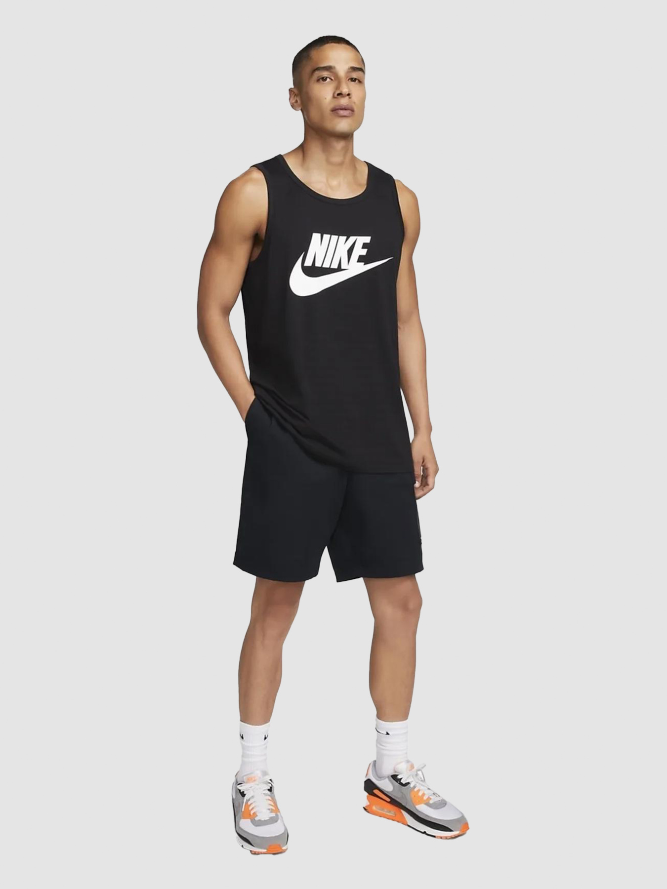 Майка NIKE M Nsw Tank Icon Futura модель AR4991-013 Фото