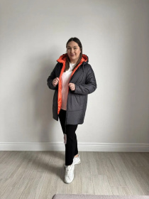 Куртка жіноча демісезонна модель SafinaEK-graphite Фото