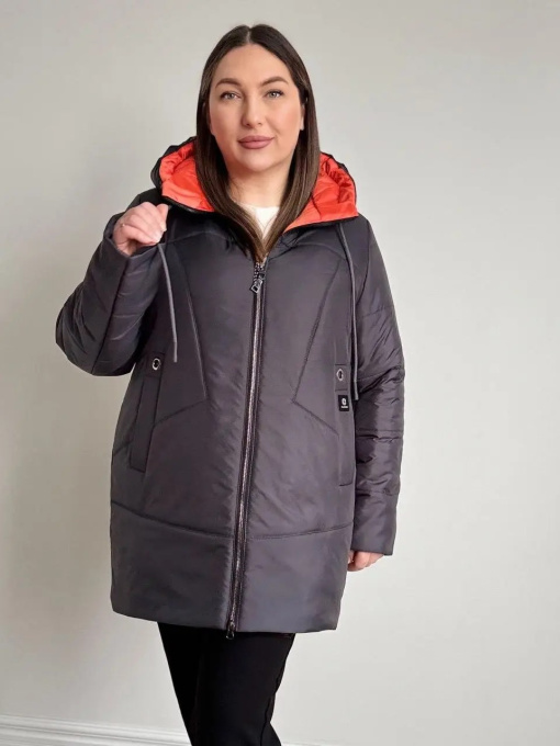 Куртка жіноча демісезонна модель SafinaEK-graphite Фото