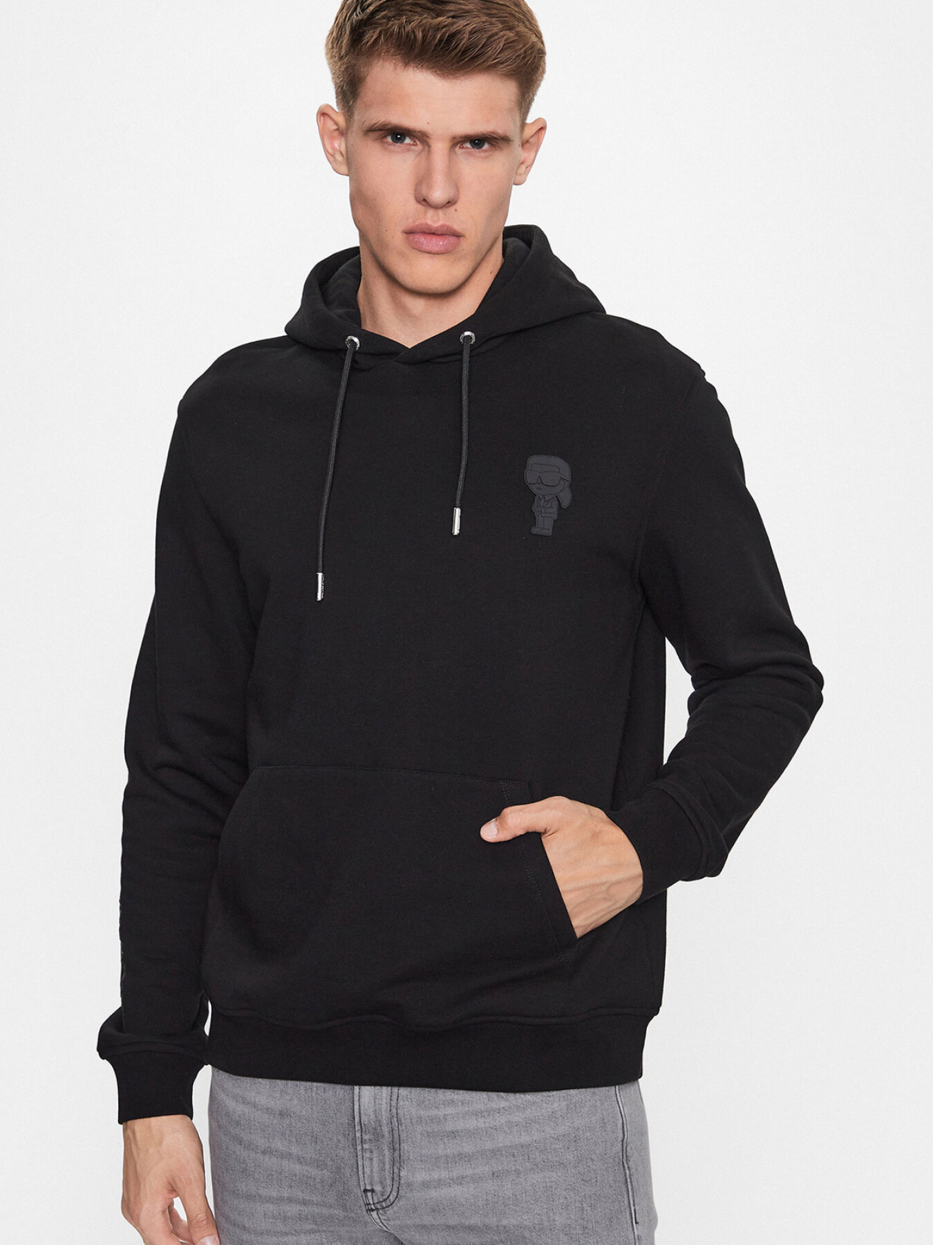 Мужское черное худи модель 533910.705402;990 Фото