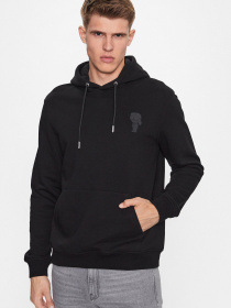 Мужское черное худи модель 533910.705402;990 Фото
