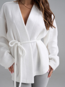 Кардиганы модель 15490_белый Фото