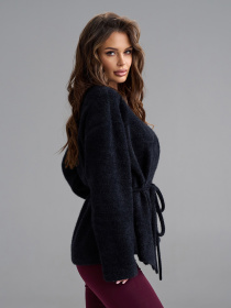 Кардиганы модель 15490_черный Фото